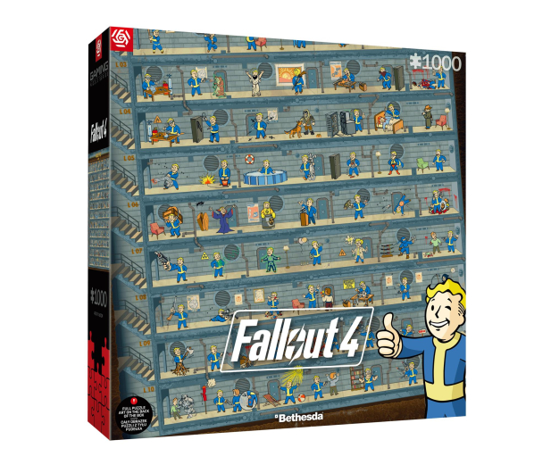 Good Loot Gaming Puzzle: Fallout 4 Perk Poster 1000 - 1315246 - zdjęcie